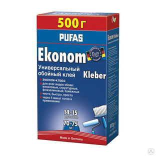 Клей для обоев универсальный Эконом Euro 3000 Pufas 500гр 