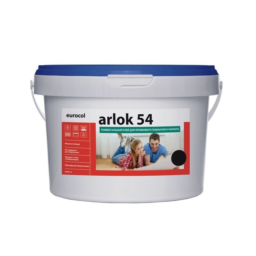 Клей Arlok 54 для пробки и паркета твердо-эластичный Forbo Eurocol, 3 кг