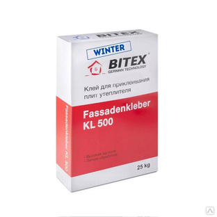 Клей цементный Bitex FassadenKleber KL 500 для пенополистирола, 25 кг 