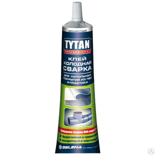 Клей для холодной сварки ПВХ и пластиковых покрытий Tytan Professional 100мл 