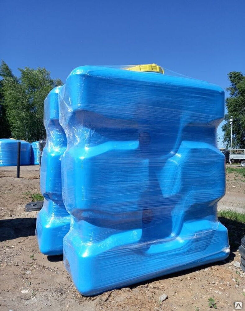 Бак пластиковый прямоугольный 1000 л для воды 16