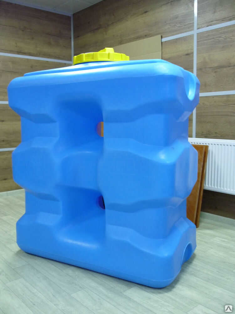 Бак пластиковый прямоугольный 1500 л для воды для бани, сауны, дома 21