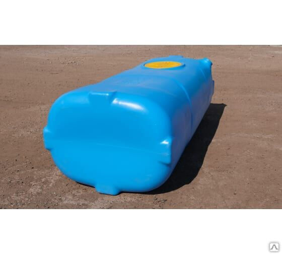 Пластиковый бак прямоугольный 750 л вертикальный для воды и топлива 25