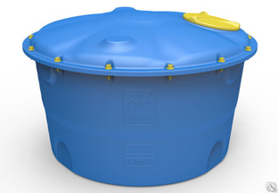 Бак пластиковый с съемной крышкой для бассейна 2000 литров #1