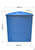 Бак пластиковый с съемной крышкой для бассейна 7500 л #4