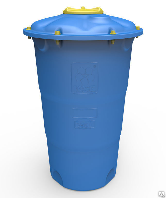 Бак пластиковый накопительный для водоснабжения 750 л 1