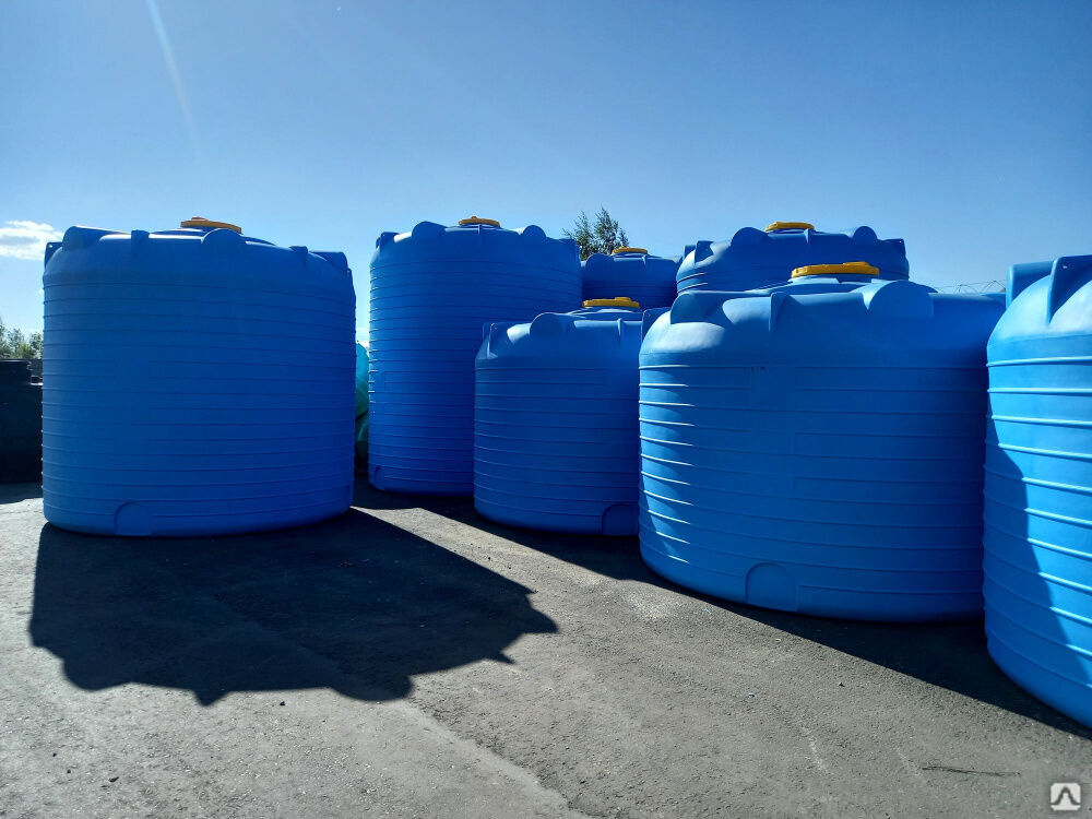 Химически стойкие пластиковые баки и емкости 15000 литров для агрессивных сред: щелочей. растворов солей, удобрений. 6