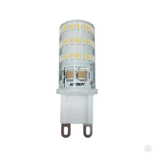 Лампа светодиодная PLED-G9 капсульная 5Вт 230В 2700К теплый белый, 1032102В JazzWay 
