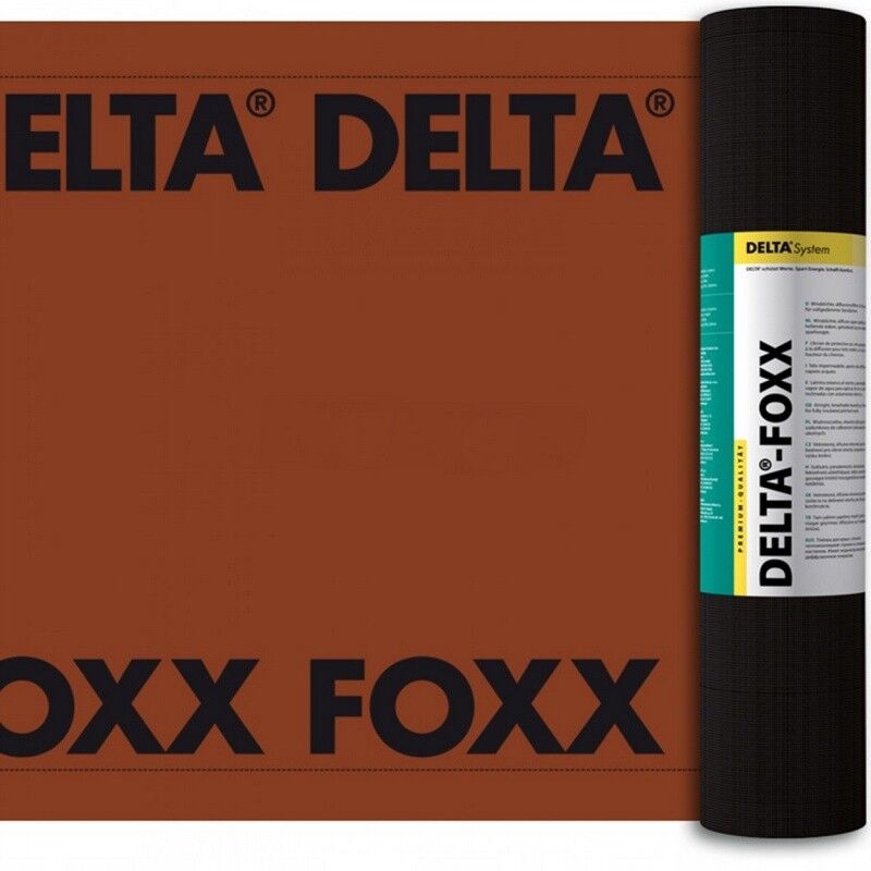 Мембрана диффузионная для пологих скатов DELTA-FOXX 1,5х50м, 270г/м2