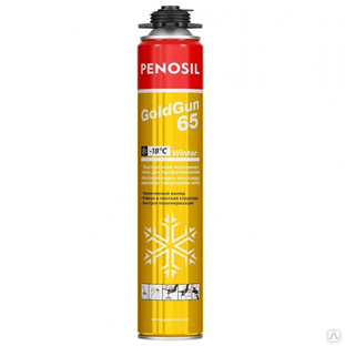 Пена монтажная профессиональная Penosil Gold Gun 65 зимняя (875 мл) 