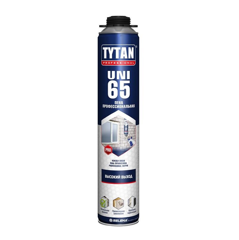 Пена монтажная профессиональная Tytan UNI 65 Professional 750 мл