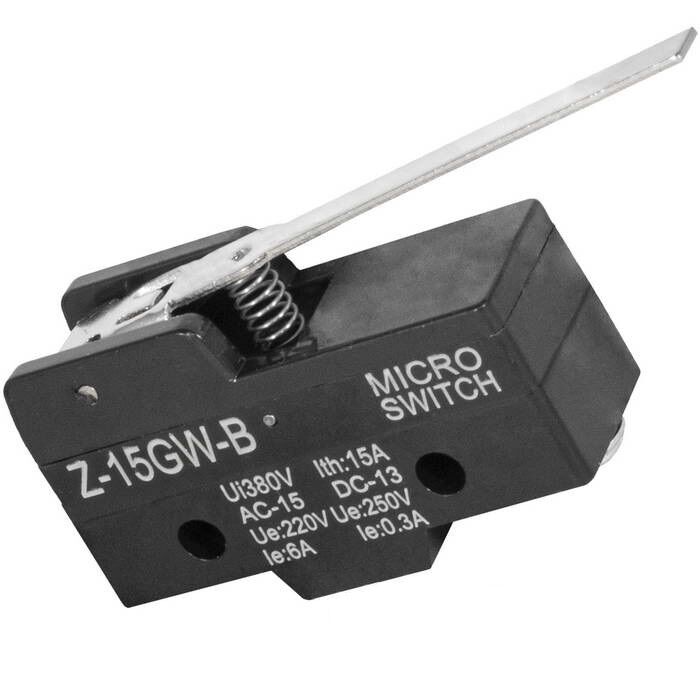 Микропереключатель Z-15GW-B 3 контакта, 15A 250V (пластина 64мм)