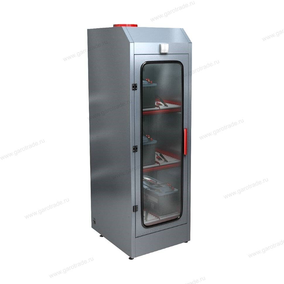 Трехъярусный шкаф для заряда аккумуляторов без зарядного устройства Светоч-03-03 Россия