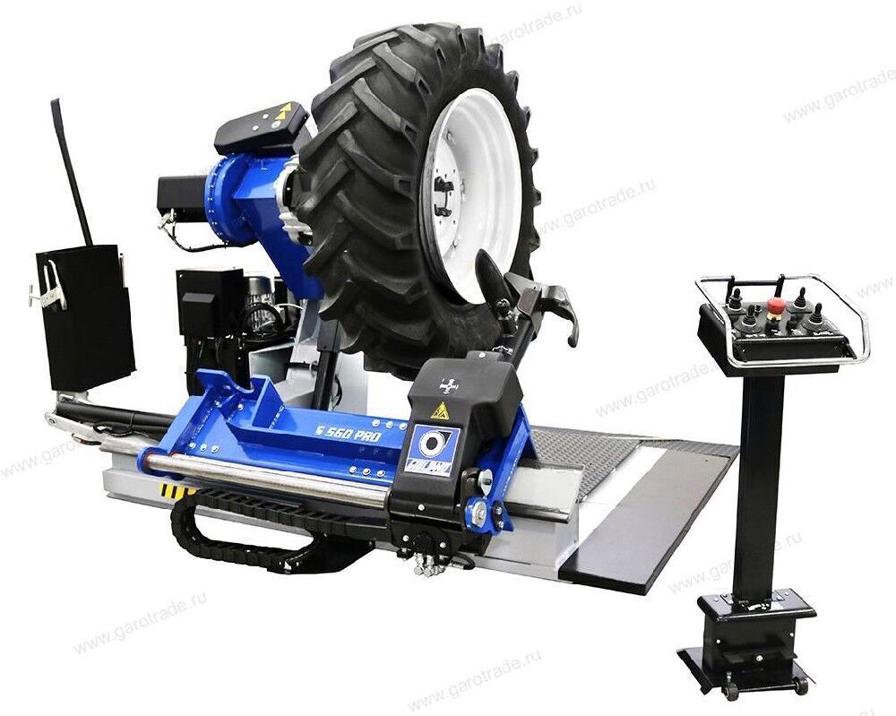 Шиномонтажный стенд для колес грузовых автомобилей тракторов и сельхозтехники до 46 (58) дюймов S560 Pro Giuliano
