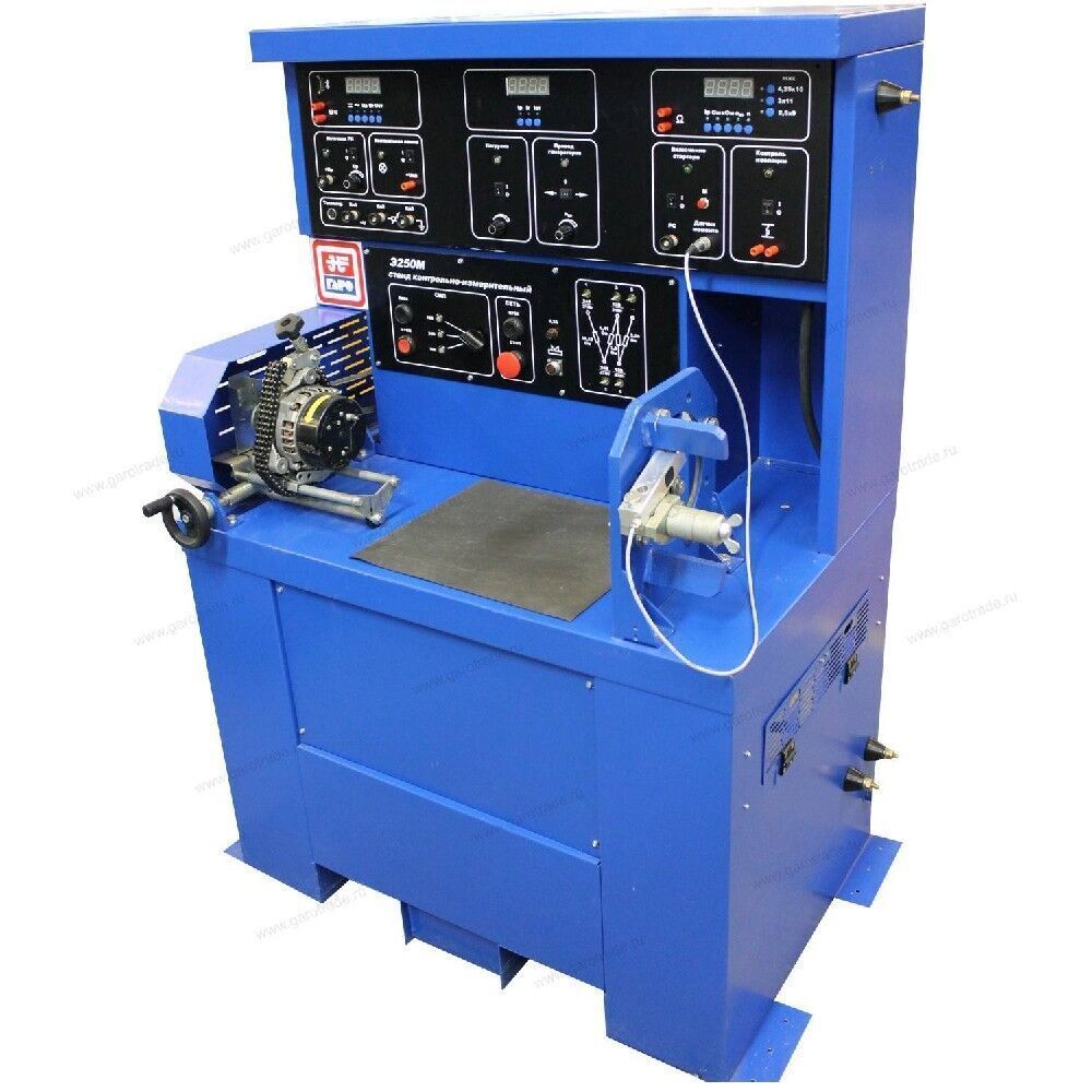 Стенд для проверки генераторов, стартеров и другого электрооборудования Э250М-02 ГАРО