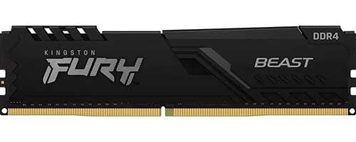 Оперативная память Kingston DDR4 8Gb 3733MHz FURY Beast Black (KF437C19BB/8)