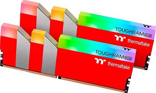 Оперативная память Thermaltake DDR4 16Gb (2x8Gb) 3600MHz TOUGHRAM RGB (RG25D408GX2-3600C18A)