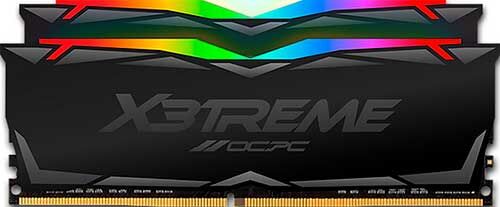 Оперативная память OCPC DDR4 16Gb (2x8Gb) 3600MHz X3 RGB Black (MMX3A2K16GD436C18)