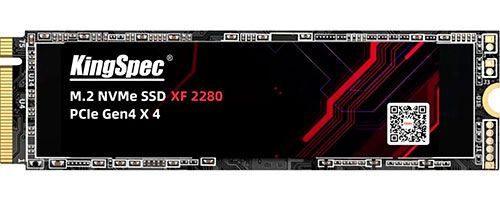 SSD накопитель KINGSPEC M.2 XF 512 Гб PCIe 4.0 (XF-512)