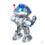 ИГРОЛЕНД Игрушка в виде робота ПДУ, свет, звук, 4xAA, движение, стрельба, пластик, 30,5х20х14см #7