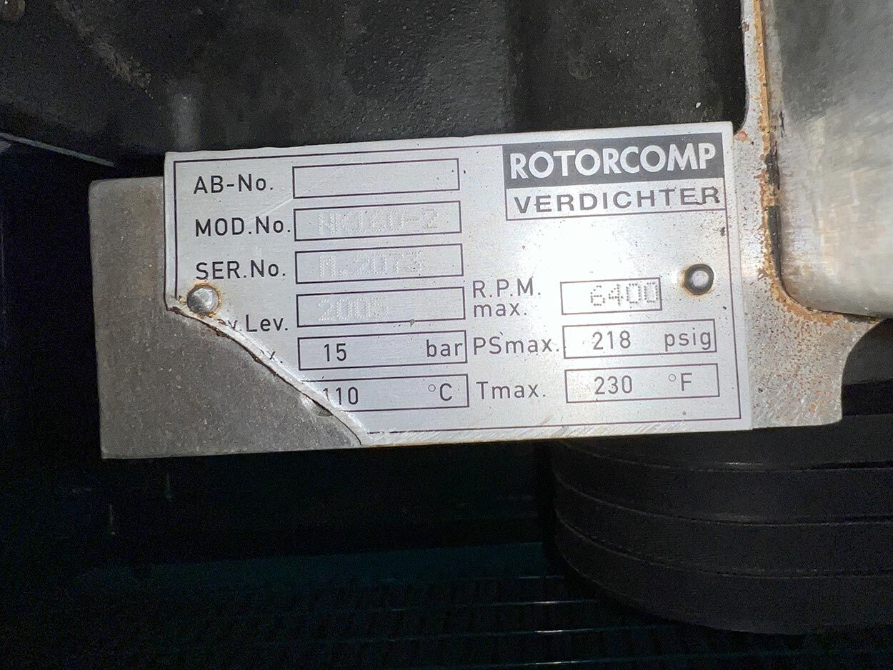 Винтовой компрессор Акрон ВКУ 37 кВт б/у 8
