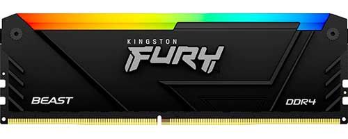 Оперативная память Kingston DDR4 32Gb 3200MHz Fury Beast RGB (KF432C16BB2A/32)