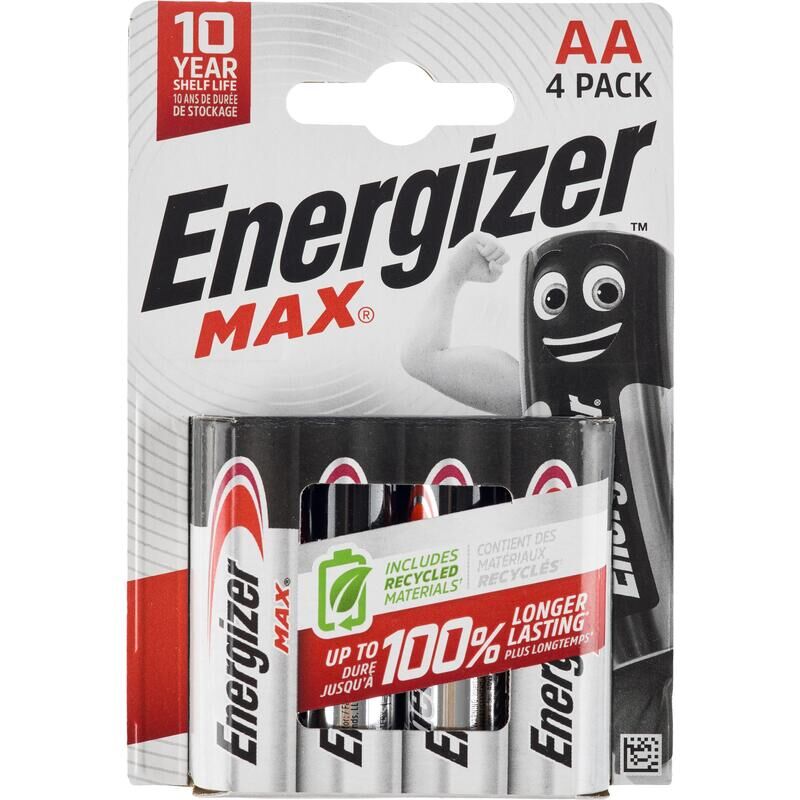 Батарейка AA пальчиковая Energizer Max (4 штуки в упаковке)