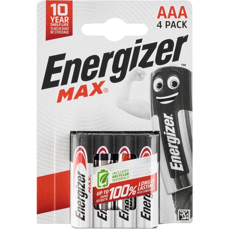 Батарейка AAA мизинчиковая Energizer Max (4 штуки в упаковке)