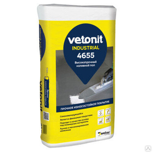Высокопрочный промышленный пол Vetonit Industrial 4655 (25кг) 
