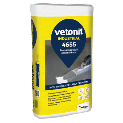 Высокопрочный промышленный пол Vetonit Industrial 4655 (25кг)