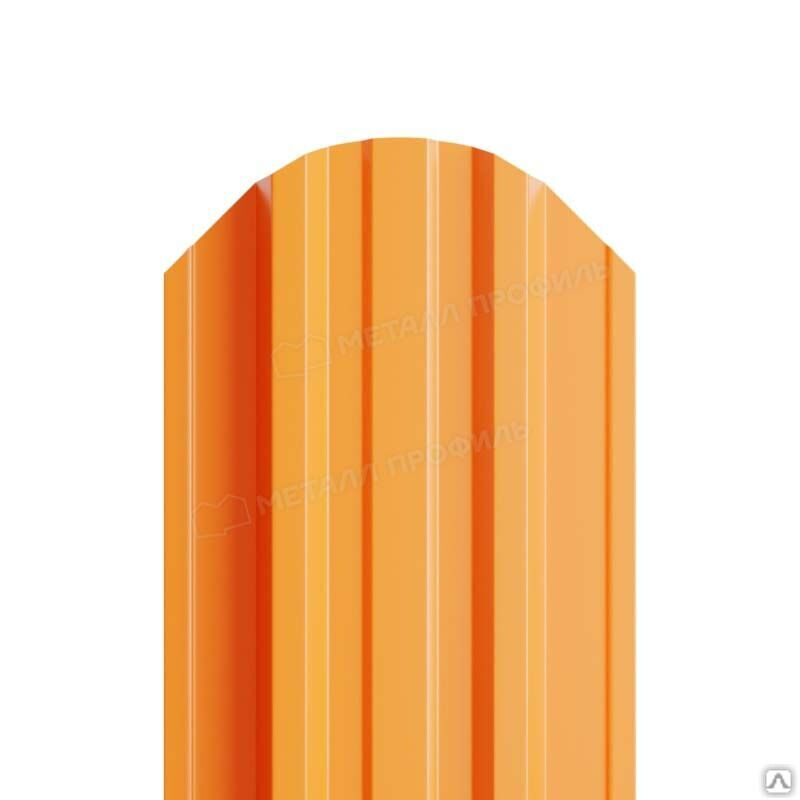 Штакетник Trapeze Полиэстер 0.45 мм Чистый оранжевый
