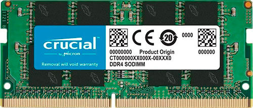 Оперативная память Crucial SO-DIMM DDR4 16Gb 3200MHz (CT16G4SFRA32A)