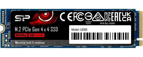 SSD накопитель Silicon Power M.2 UD85 2000 Гб PCIe 4.0 (SP02KGBP44UD8505)