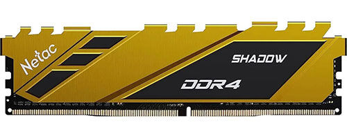 Оперативная память Netac DDR4 8GB 2666MHz Shadow Yellow (NTSDD4P26SP-08Y)