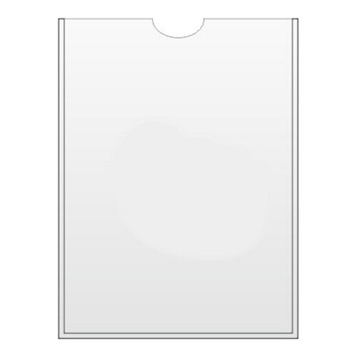 Настенный тонкий карман А4 из ПЭТ с прозрачным скотчем, гибкий