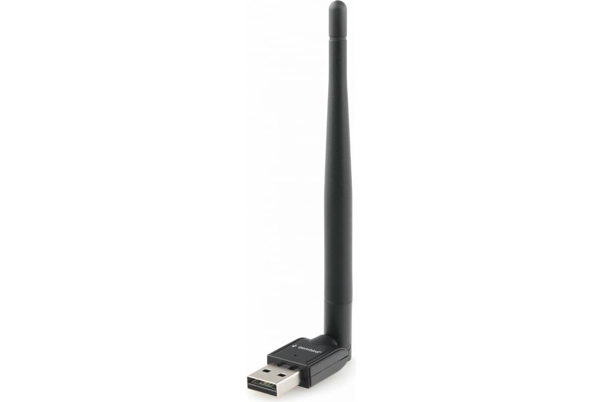 Сетевой адаптер WiFi 150 Мбит, USB, 802.11b/g/n WNP-UA-010 "Gembird" 1