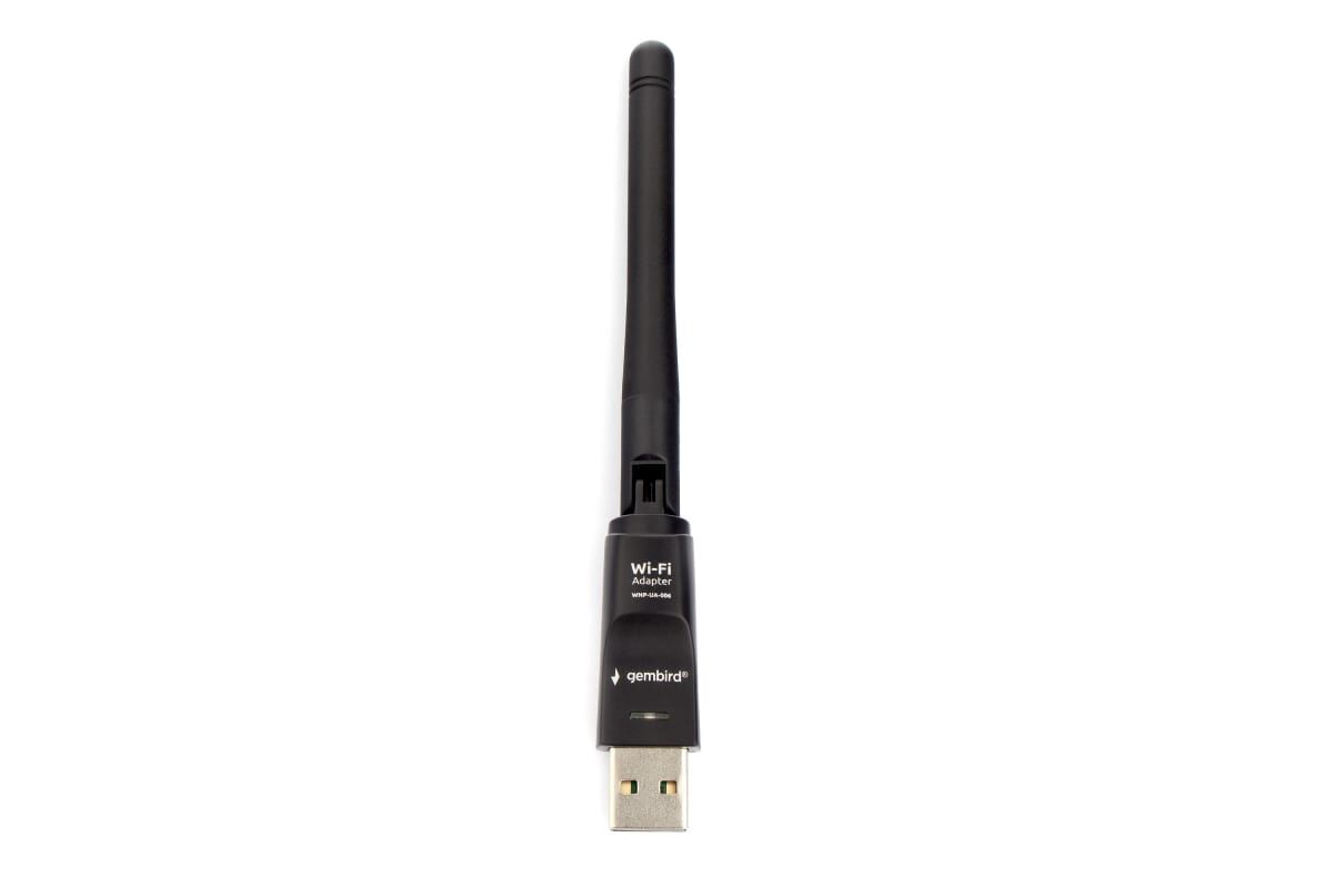 Сетевой адаптер WiFi 150 Мбит, USB, 802.11b/g/n "Gembird" 2