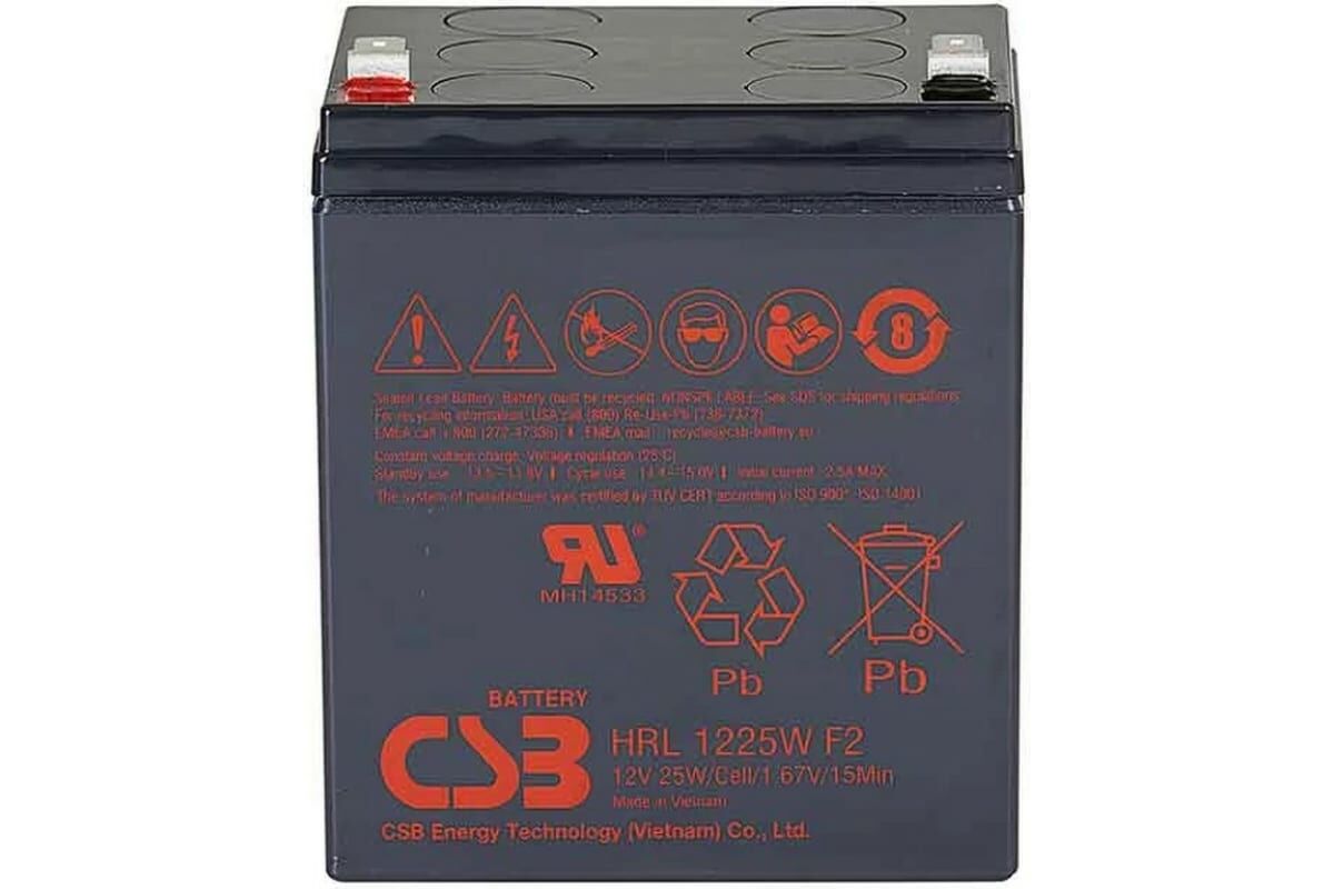 Аккумулятор CSB HRL 1225W герметичный свинцово-кислотный