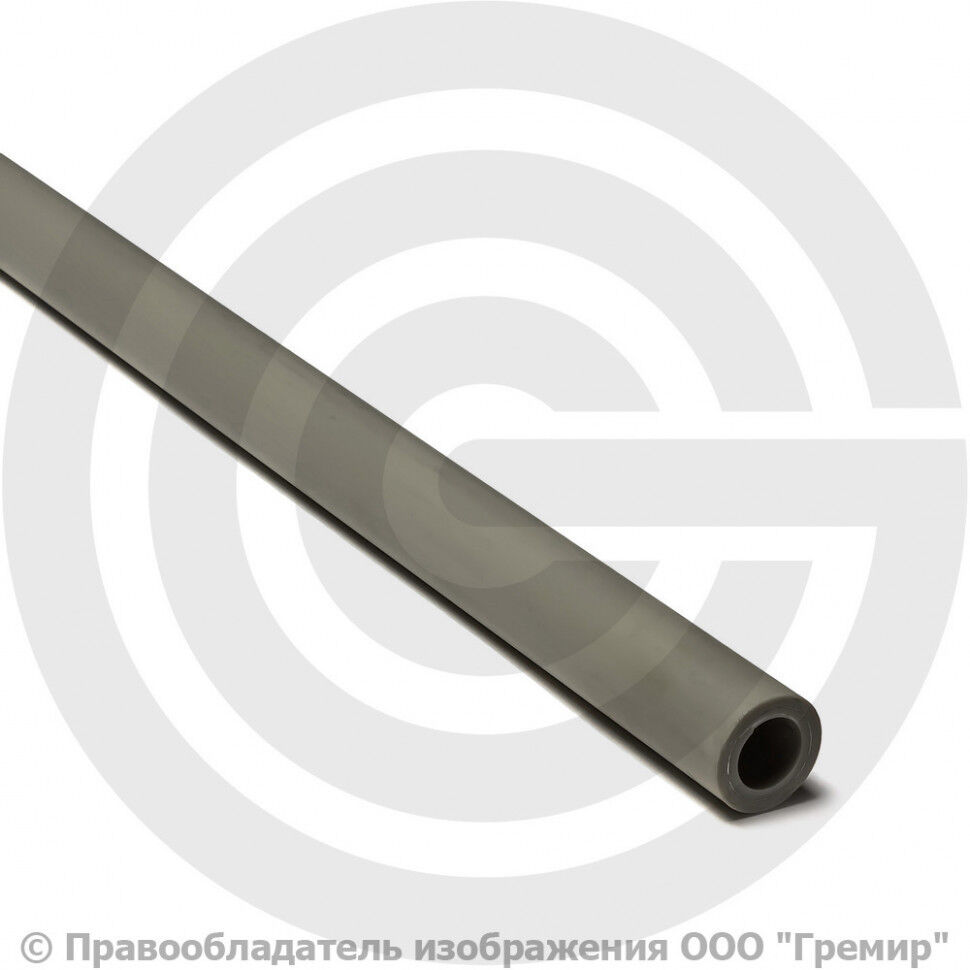 Труба PP-RCT серая армированная алюминиевой фольгой Дн 75х8,4 L=4м Wavin Ekoplastik STABI PLUS