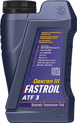 Жидкость для АКПП Fastroil ATF ATF 3 (Dexron IIID) (1 л)