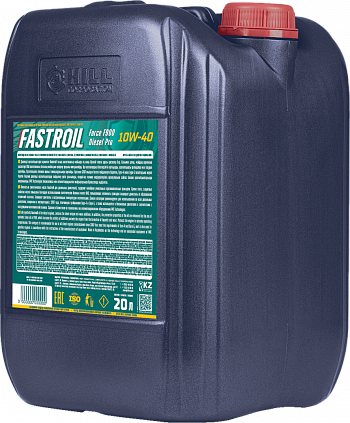 Моторное масло для дизельных двигателей Fastroil Force F900 Diesel Pro – 10W-40, CI-4/SL (20 л)