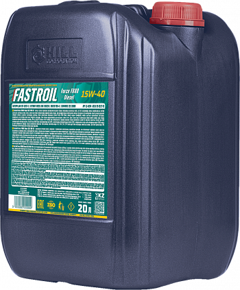 Моторное масло для дизельных двигателей Fastroil Force F600 Diesel – 15W-40, CJ-4/SM (20 л)