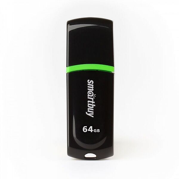 USB 2.0 Flash накопитель 64GB SmartBuy Paean, чёрный 2