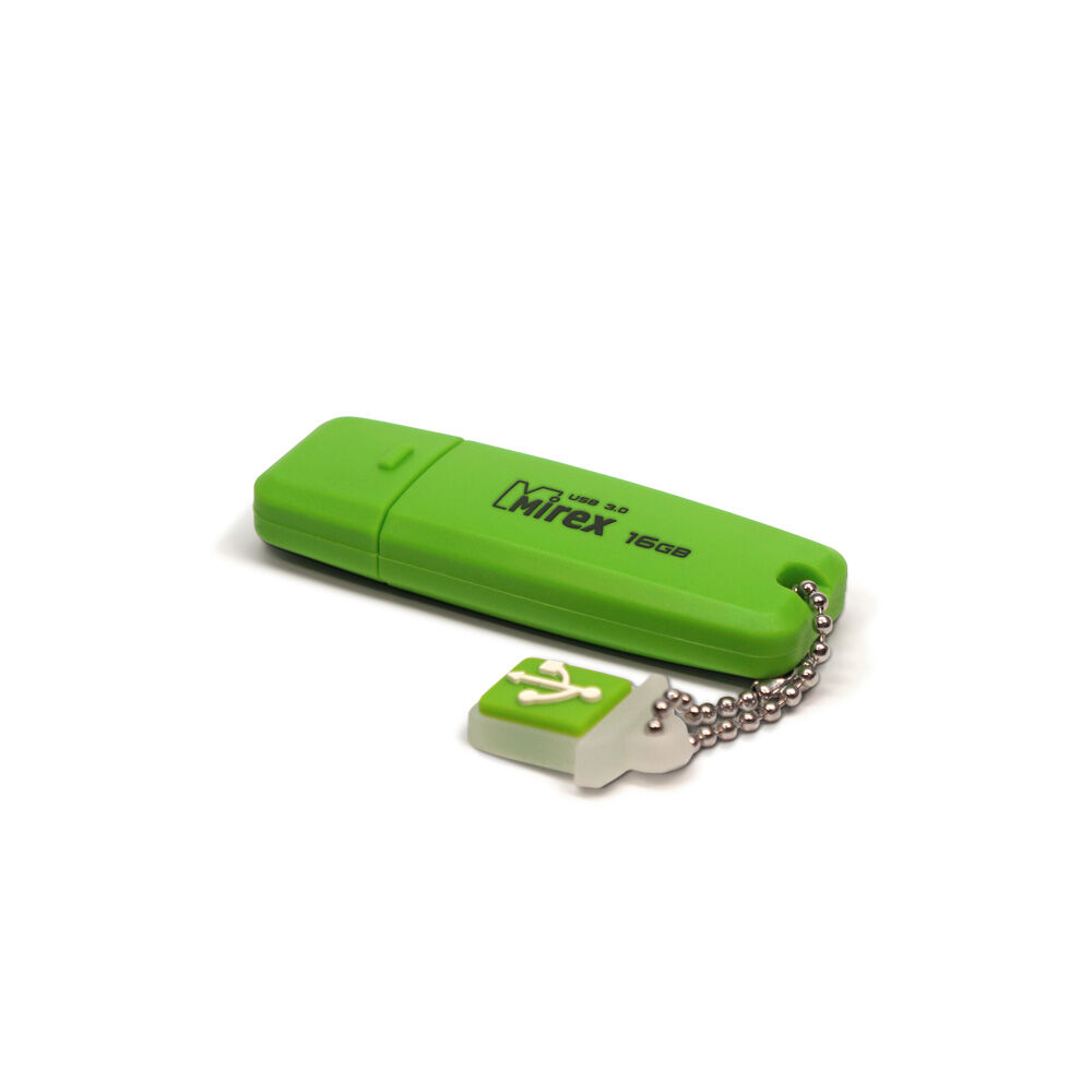 USB 3.0 Flash накопитель 16GB Mirex Chromatic Green, зелёный 4