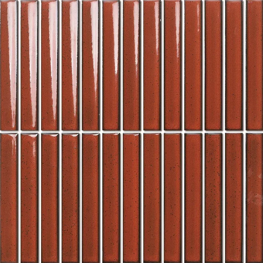 Мозаика керамическая R-352 NSmosaic глянцевая красная терракотовая