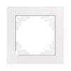 Рамка 1-местная, стекло, серия Катрин, GFR00-7001-01, белый Feron