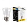 Лампа светодиодная, (1 W) 230 V E27 2700K C45 прозрачная, LB-372 Feron