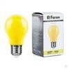 Лампа светодиодная, (3 W) 230 V E27 желтый A50, LB-375 