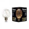 Лампа светодиодная, (3 W) 230 V E27 2700K G80, LB-381 Feron