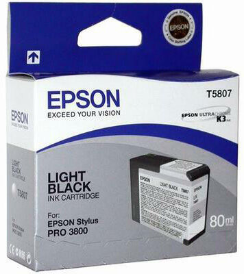 Картридж Epson T5807 Light Black 80 мл (C13T580700)